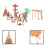 Lot De Figurines Humaines Pour Simulation De Primitive 9