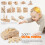 100 Pièces Bâtonnets En Bois Pour Construction - Jouets Montessori 8
