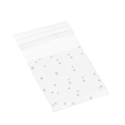 300Pcs White Half Transparent Biscuit Candy Baking Gift Bags 2