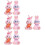 8 Pcs Miniature Fake Rabbit Figurine Cake Decoration 7