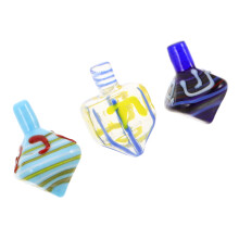 3 Piezas Dados Vidrio Hanukkah Colectibles Judaicos Decorativos