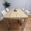 Dining Table And 4 Cream Tulip Chairs Wood Oak Effect Table Dining Set 2