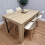 Dining Table And 4 Cream Tulip Chairs Wood Oak Effect Table Dining Set 3