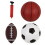 Lot De 3 Jouets Gonflables Ballon Rugby 5