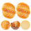 6Pcs Pu Roll Bread Model Simulation Toy Photo Prop 4