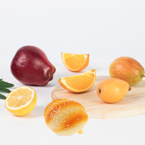 6Pcs Pu Roll Bread Model Simulation Toy Photo Prop 2