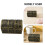 Accessoires Boîte Rangement Plastique Or 8