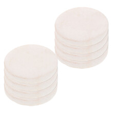 8Pcs Smooth Round Flat Stones For DIY Painting Crafts And Accessories
