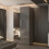 (Grey, 90cm) 2 Door High Gloss Mirrored Wardrobe 2