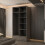 (Grey, 90cm) 2 Door High Gloss Mirrored Wardrobe 4