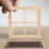 Miniatura De Madera Con Ventana De 4 Para Casa De Muñecas 10