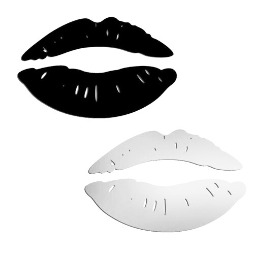 Personalized Acrylic Sign with Mirror, 3D Large Lips Mirror for Stylish Home Decor
