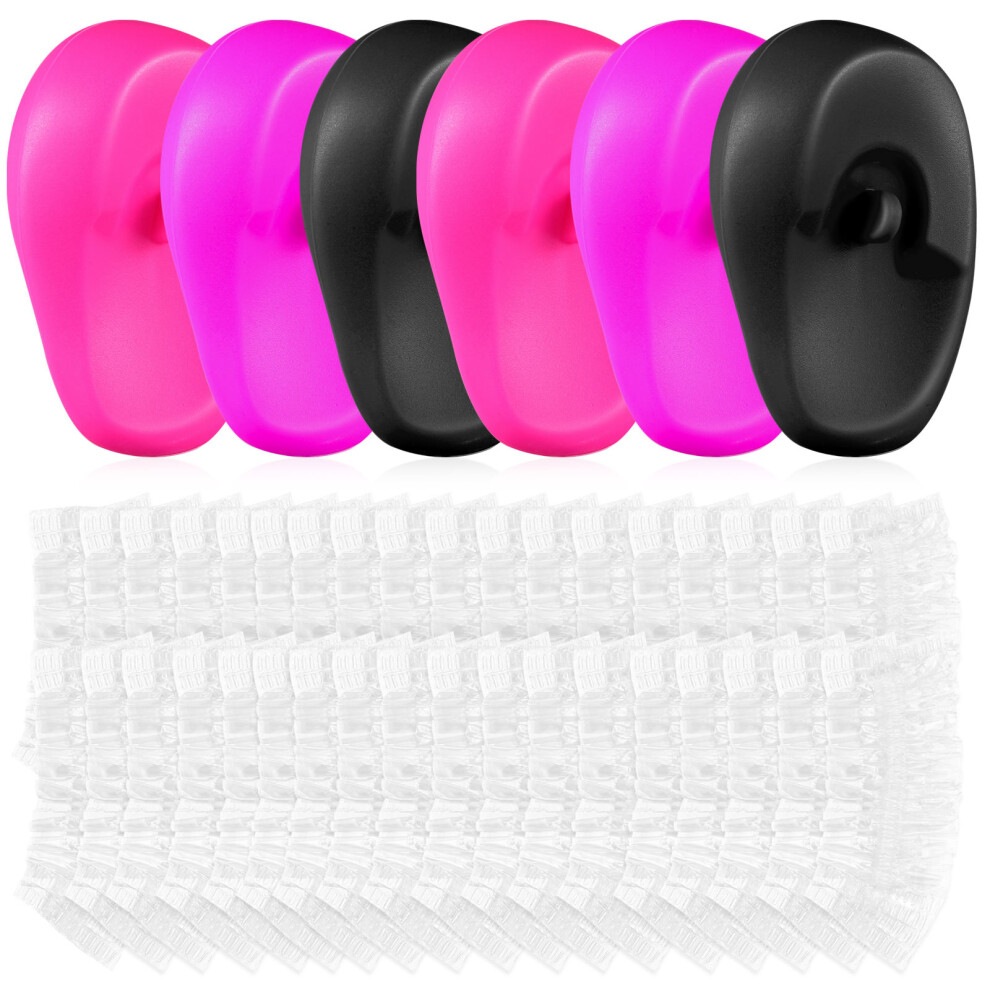 Happyyami 206Pcs Hair Dye Ear Covers Disposable Shower Protectors