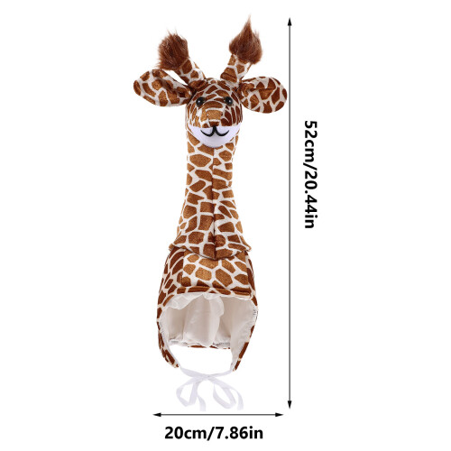 Performance Costume Giraffe Hat Interactive Animal For Parent Child 2