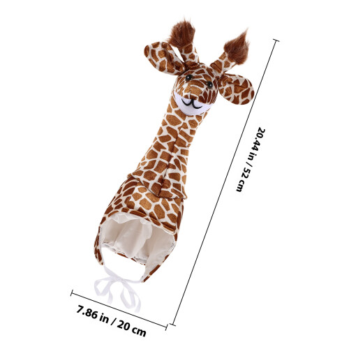 Performance Costume Giraffe Hat Interactive Animal For Parent Child 1