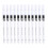 12Pcs Highlighter Eyeliner Pen Eyeshadow Pencil White Makeup Pen 8
