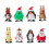 8 Pcs Christmas Style Iron Wind Up Clockwork Toys 7