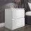 Luxury Life (Gloss White) Carlton 2 Drawer Bedside Table Gloss Finish 1