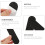 10 Tappetini Antiscivolo Per Fingerboard In Schiuma Neri 11