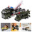 2 Kinderen Pull-Back Auto Militaire Truck Wrijving Aangedreven 5