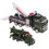 2 Kinderen Pull-Back Auto Militaire Truck Wrijving Aangedreven 10