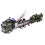 2 Kinderen Pull-Back Auto Militaire Truck Wrijving Aangedreven 4