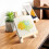 1Pc Small Tabletop Desk Calendar Display Stand Wood A-Frame Easel 9