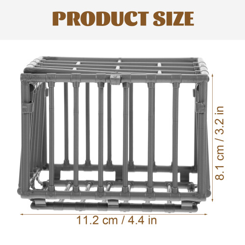 Mini Cage Model Animal Decor Fence Diy Tool Ornament 1