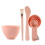 Set 6 Pezzi Ciotola Per Maschera E Bacchetta Per 2