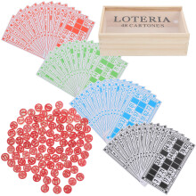 Set Of Russian Lotto Chess Game With Box For Family Fun