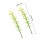 100 stuks plastic model bamboebomen groen 1:200 2