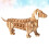 1 Pezzo Puzzle 3D In Legno Cane Educativo Da Assemblare 9