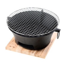 BBQ Charcoal Grill Cast Iron Mini Grill For Camping Portable Barbecue Stove For Indoor Outdoor Picnic