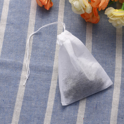 100 Pcs 70 X 90mm Drawstring Filter Empty Non-Woven Tea Bags 1