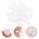 100Pcs Plastic Pulley Wheel 2Mm Hole For Mini Gear Motor 5