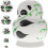 10Pcs Wood Panda Hand Painted Nesting Dolls Set 10
