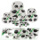 10Pcs Wood Panda Hand Painted Nesting Dolls Set 6
