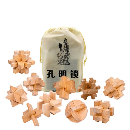 Lot De Jeu Énigme En Bois Cube Ming Luban 2