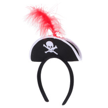 Pirate Headband Hat Costume Accessory For Halloween Dress Up Role Play