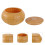 2 Pietre In Legno Da Go Con Contenitore 2