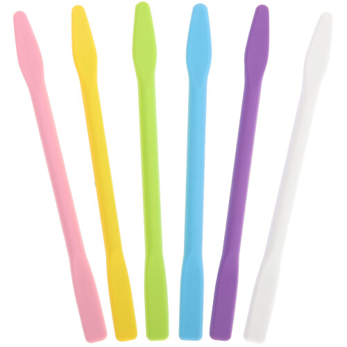 6 Pezzi Mescolatori In Silicone Per Maschere Facciali 1