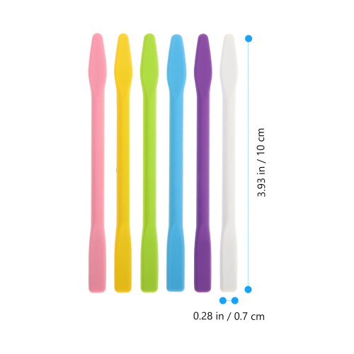 6 Pezzi Mescolatori In Silicone Per Maschere Facciali 2
