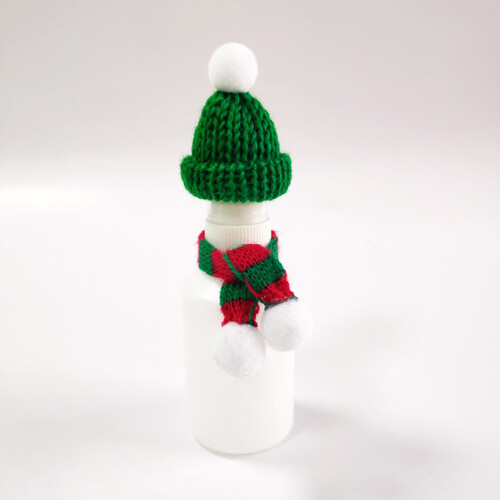 5 Pièces 1X15Cm Mini Écharpe Pour Et Bouteille 2