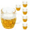 6 Mini Boccali In Resina Per Casa Delle 8