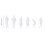 10Pcs Mini White People Figures 27Mm For Diy Doll House Decor 2
