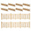 10 Pezzi Recinzione Legno 1:50 Casa Fate 11