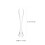 15Pcs Facial Cream Spoons Practical Cosmetic Dig Scoops 10