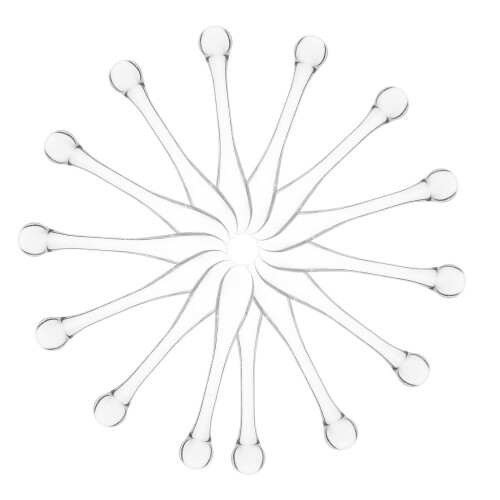 15Pcs Facial Cream Spoons Practical Cosmetic Dig Scoops 2