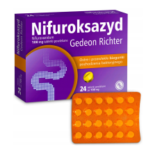Nifuroksazyd 100mg 24 Tablets Diarrhea Biegunka