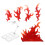 Set Per Action Figure, Base Trasparente E Espositivo 10